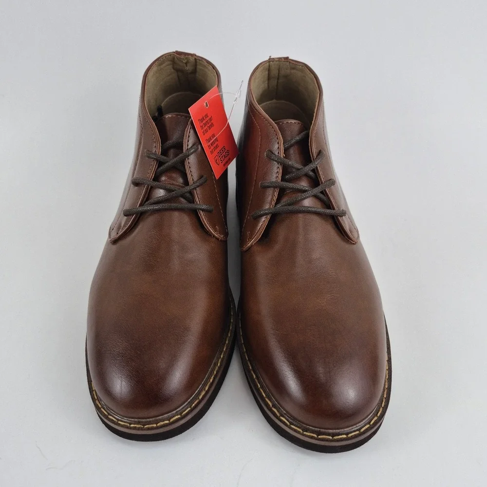 Deer Stags Nick Mens Brown Simulated Leather Chukka Boots Size 6M